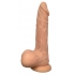 Cum Quake 2 Throbbing Pulsating Dildo with Suction Cup & Remote - Beige