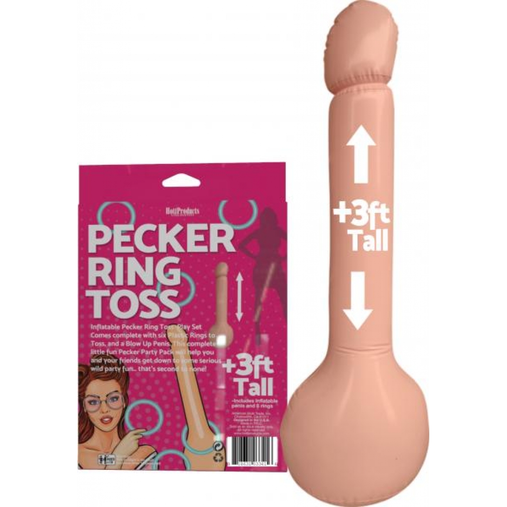 Inflatable Pecker Ring Toss Game - Ultimate Adult Party Fun