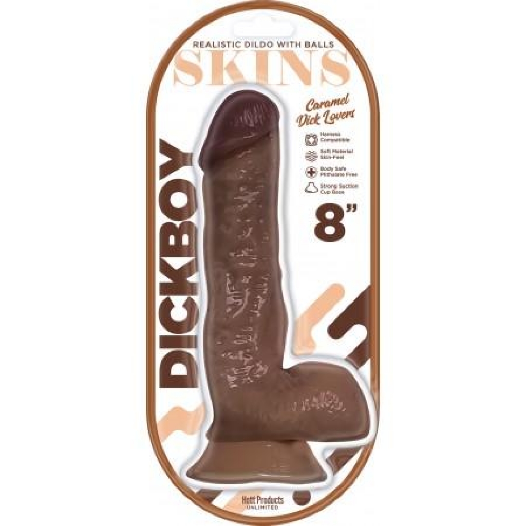 Cloud 9 Dicky Skins Dildo - Caramel Lovers 8in