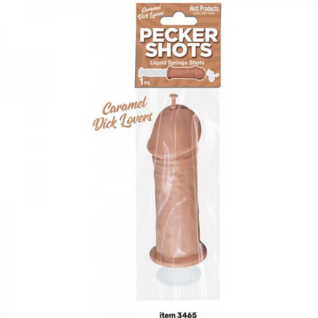 Hilarious Pecker Shot Syringe in Brown