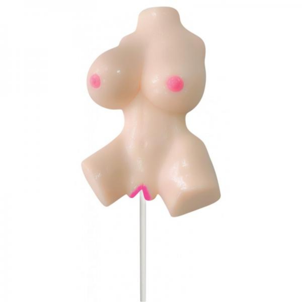 Lusty Lickers Vanilla Flavor Female Torso Pop