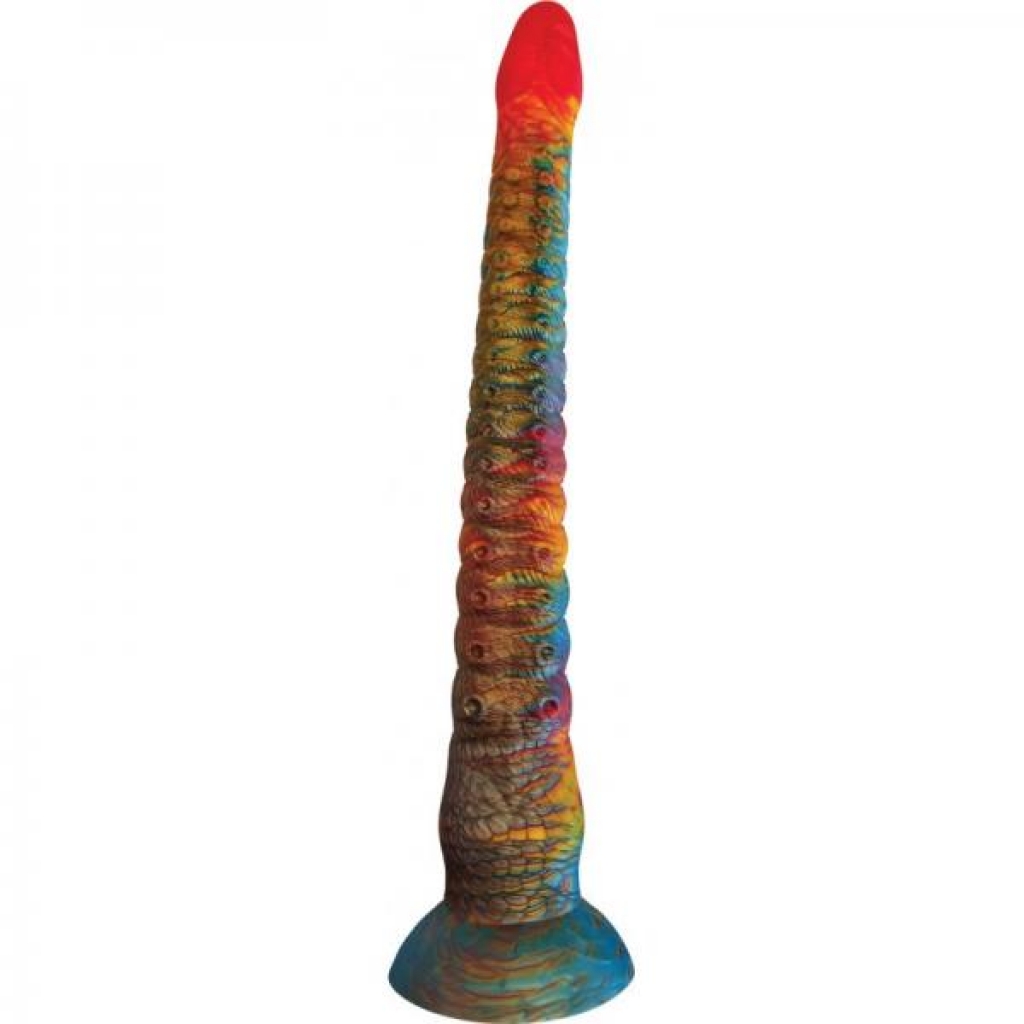 Stardust Kinky Kraken Jr Silicone Toy - Multi-Color 12 In