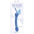 Glass Menagerie Butterfly G-Spot Dildo - Dark Blue