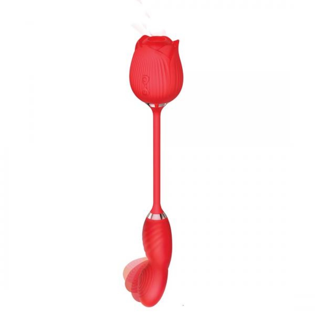 Wild Rose Come Hither Rechargeable Silicone Suction Vibe