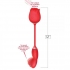 Wild Rose Come Hither Rechargeable Silicone Suction Vibe