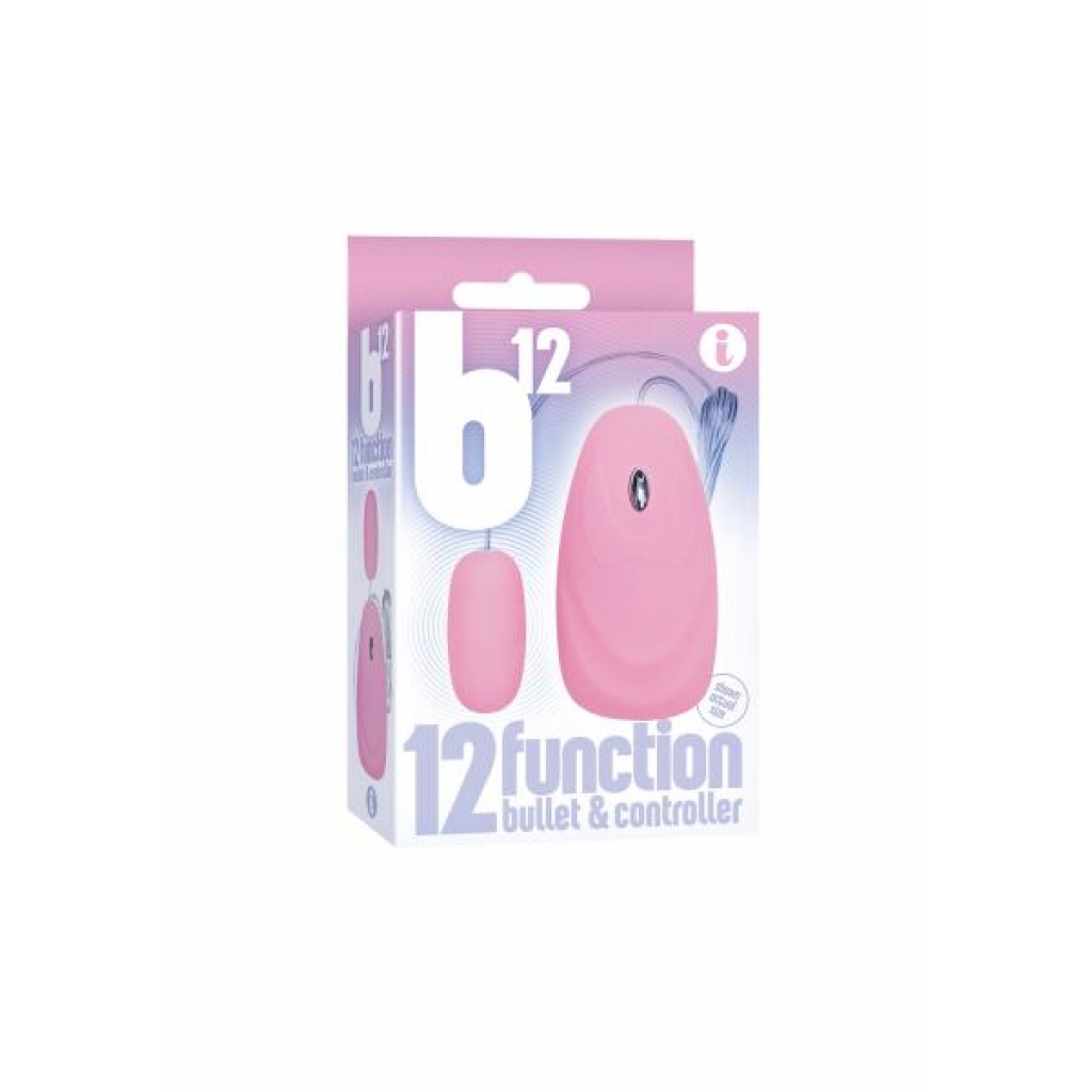 B12 Bullet Vibrator and Controller - Pink