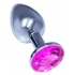 Bejeweled Starter Stainless Steel Plug - Pink Jewel