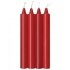 Make Me Melt Sensual Warm Drip Candles - 4 Pack Red