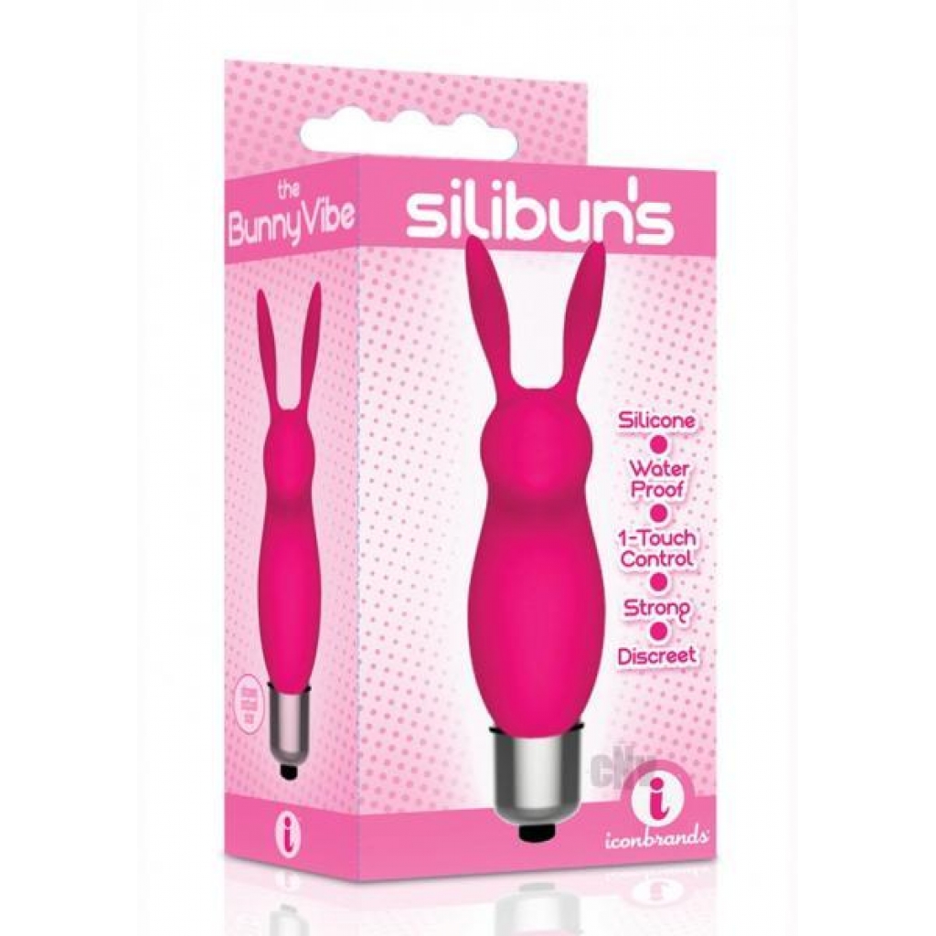 The 9s Silibuns Bunny Bullet Vibrator - Pink