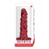 Icon Brands Collage Goth Girl Red Dildo