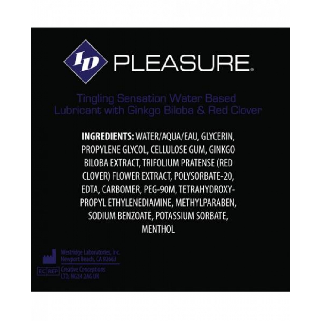 ID Pleasure Tingling Sensation Lubricant - 17 oz