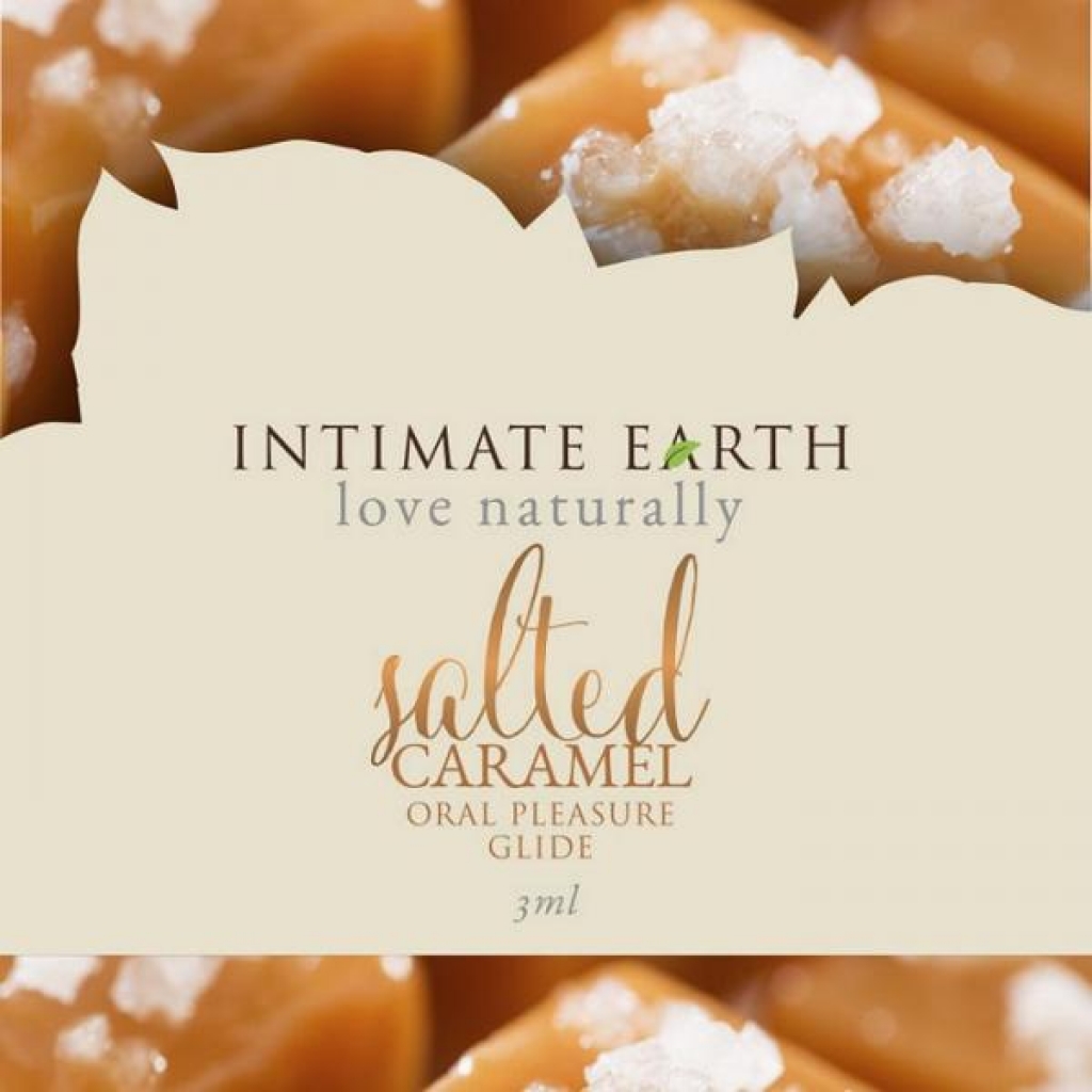 Intimate Earth Salted Caramel Flavored Glide - Foil Pack 0.10 oz