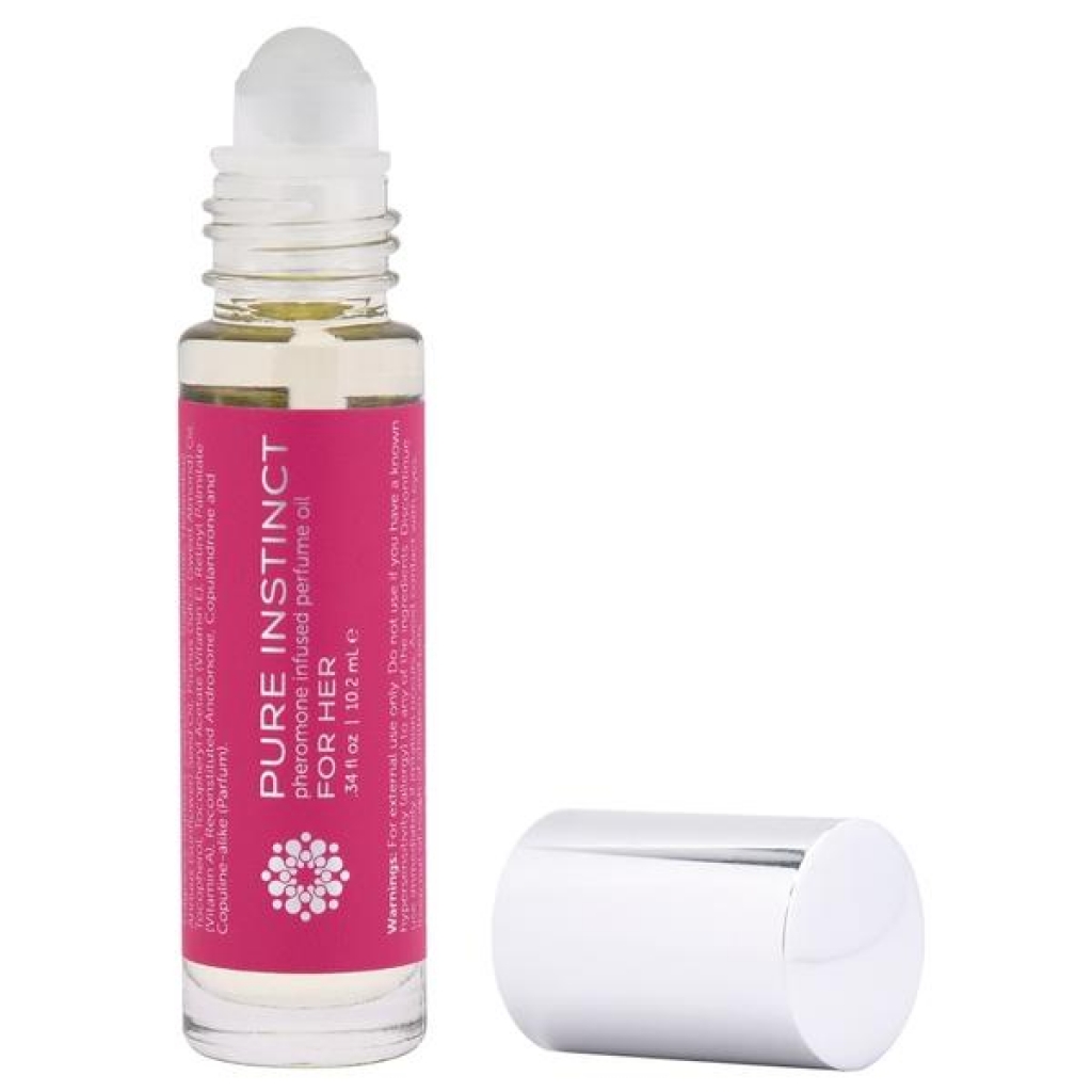 Pure Instinct Pheromone Perfume Oil for Her - Roll-On .34 Ounce