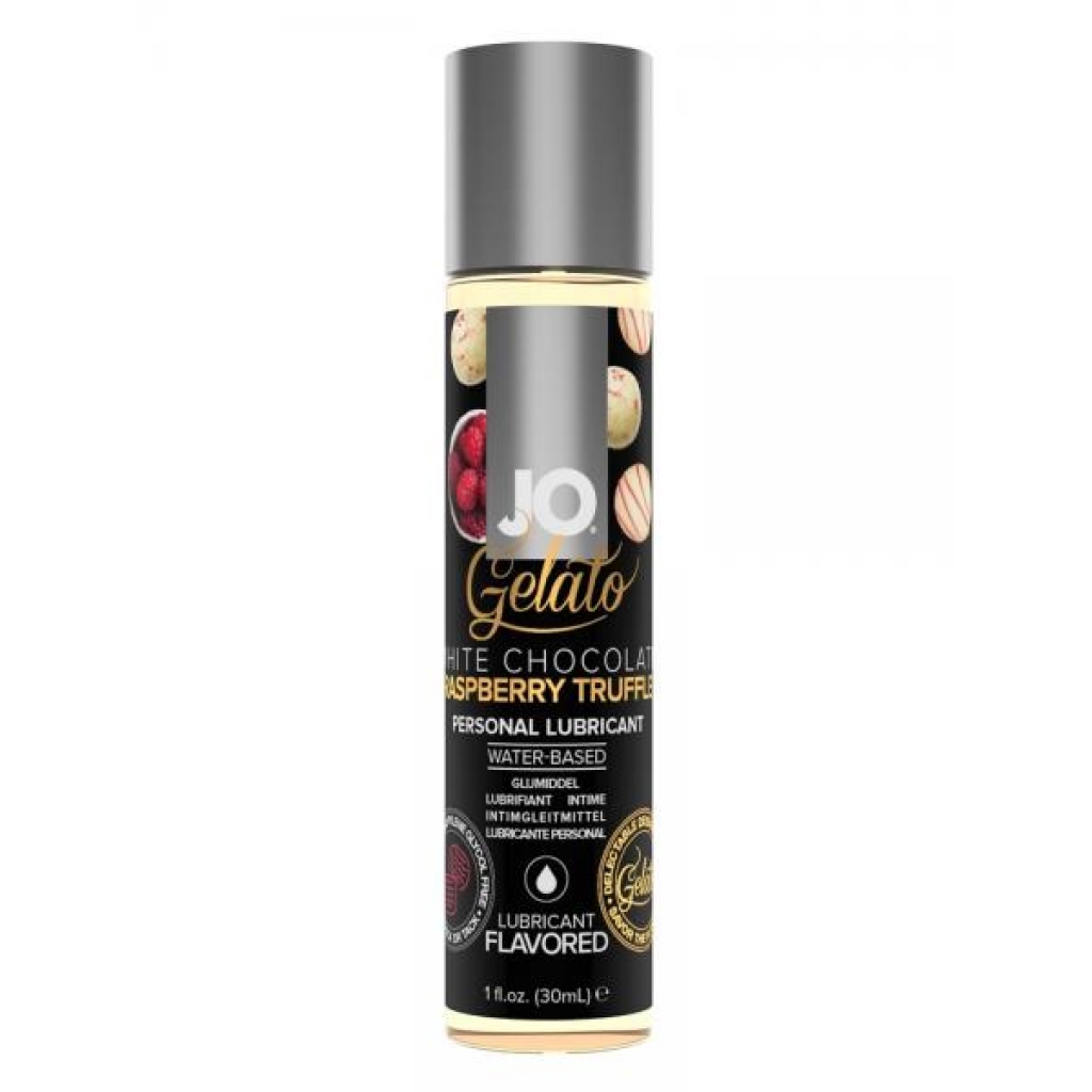 Jo Gelato White Chocolate Raspberry Truffle Water-Based Lube - 1 Oz