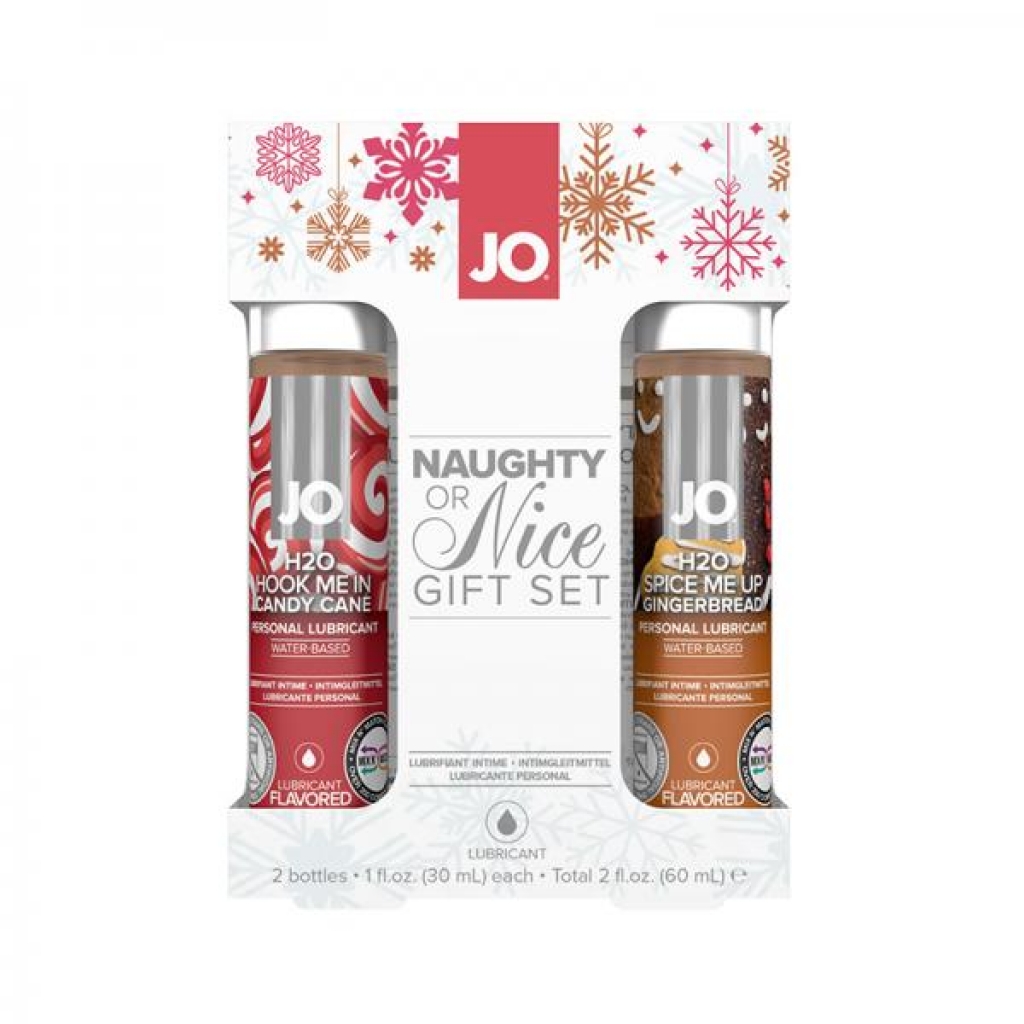 JO Naughty Or Nice Gift Set - Candy Cane & Gingerbread