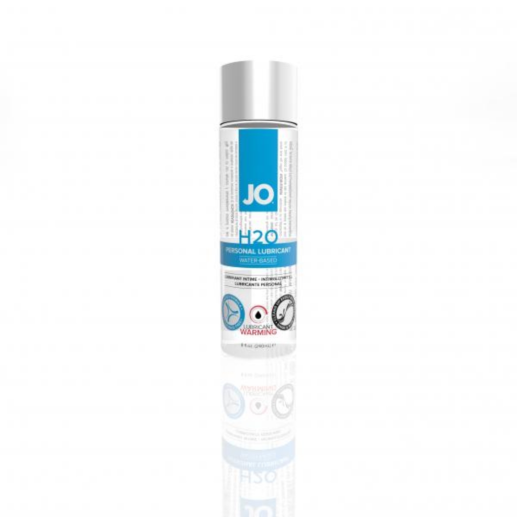 Jo H2O Warming Water-Based Lubricant - 8 oz Clear