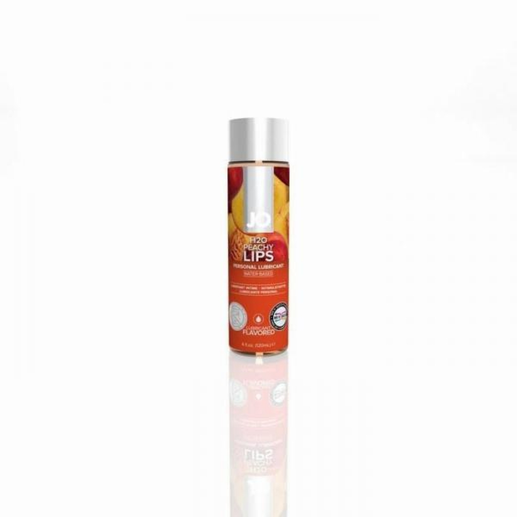 JO H2O Peachy Lips Flavored Lubricant 4 oz