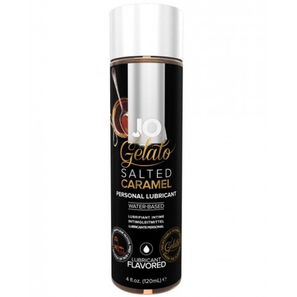 Enhanced JO Gelato Flavored Lubricant - Salted Caramel, 4oz