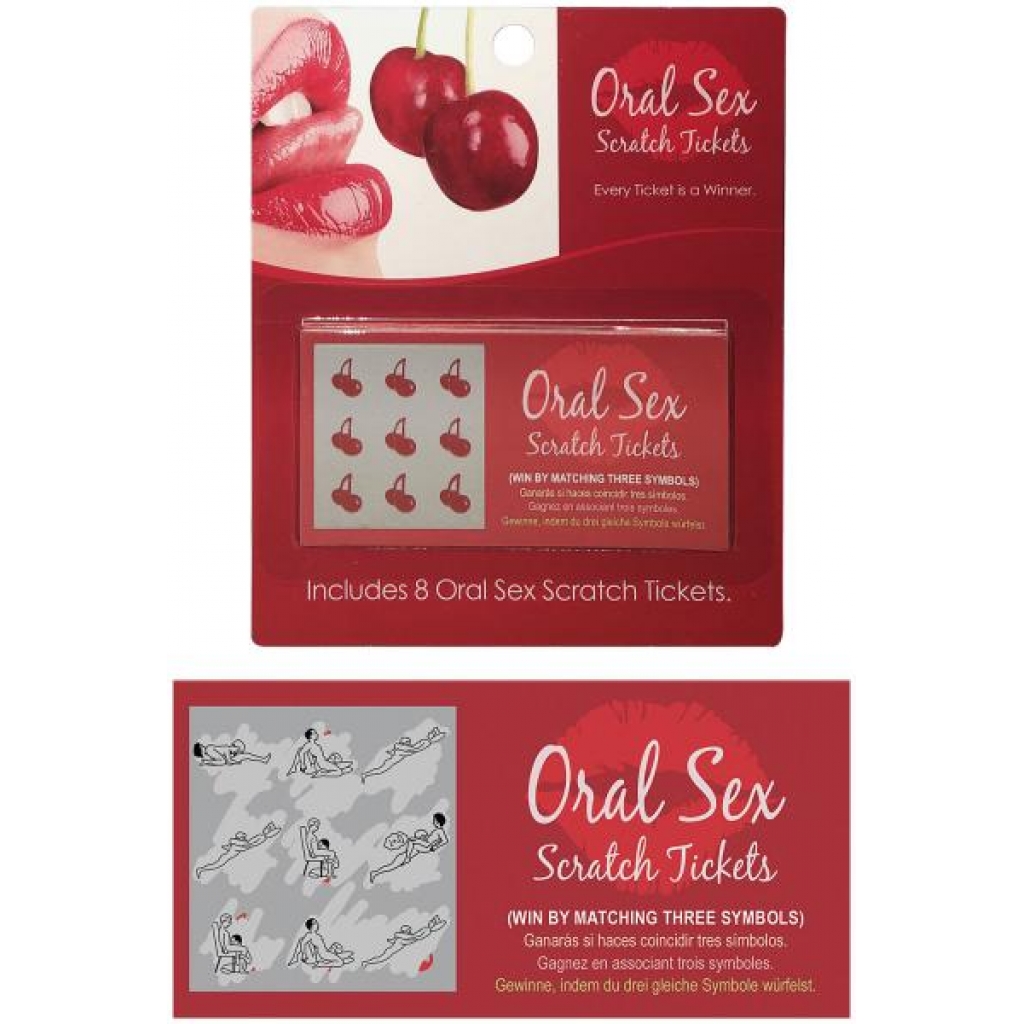 Oral Sex Scratch Tickets - A Fun Couples Game