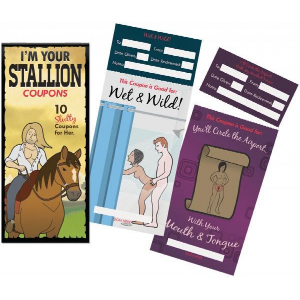 I'm Your Stallion Coupons - 10 Count