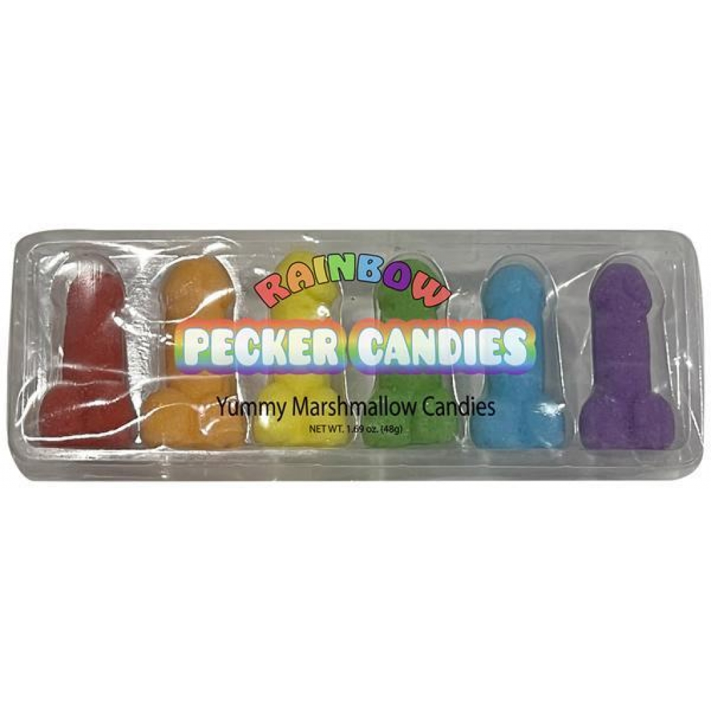 Rainbow Pecker Candies - Marshmallow Treats