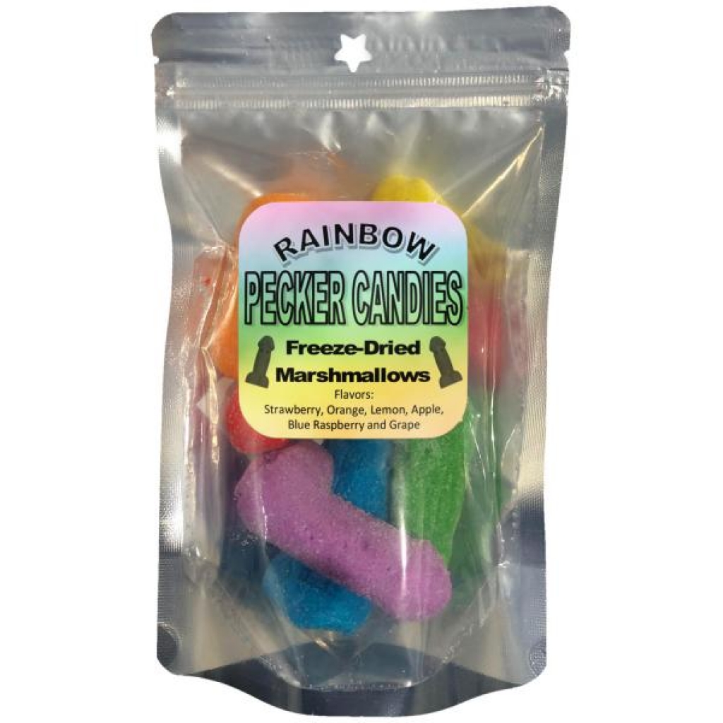 Freeze Dried Rainbow Pecker Candies – Sweet and Cheeky Treats