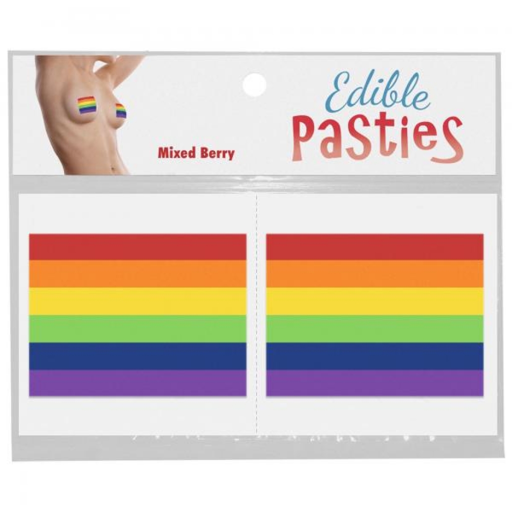 Rainbow Pride Edible Pasties - Mixed Berry