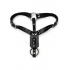 Anal Plug Harness with Cock Ring Black