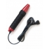 Neon Wand Red Handle Purple Electro Stimulator - Immersive Sensations