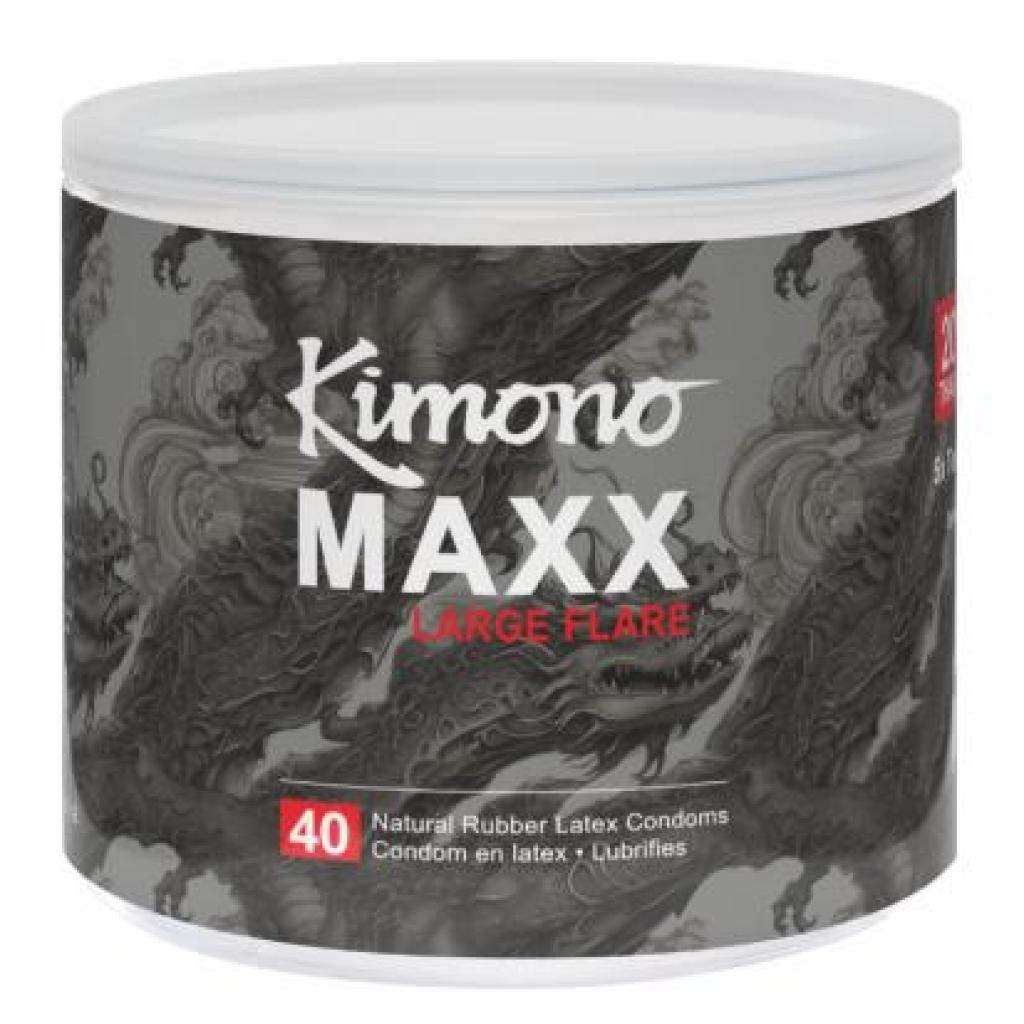 Kimono Maxx Large Flare Condom Fishbowl