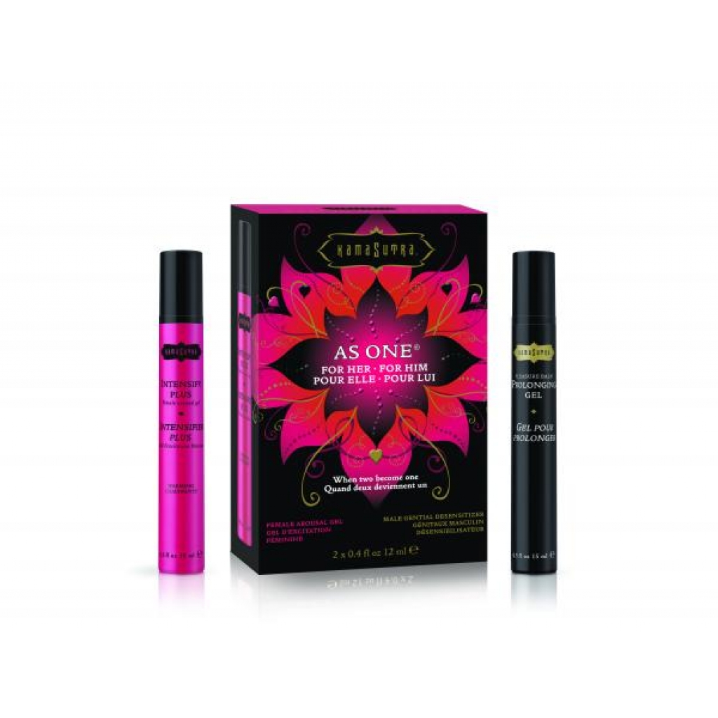 Kama Sutra As One - Dual Intimate Gels for Him and Her 12ml