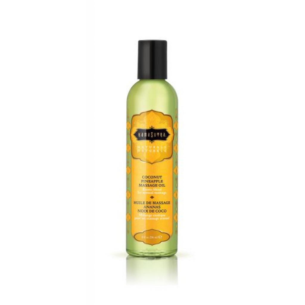 Naturals Massage Oil - Coconut Pineapple - 8oz