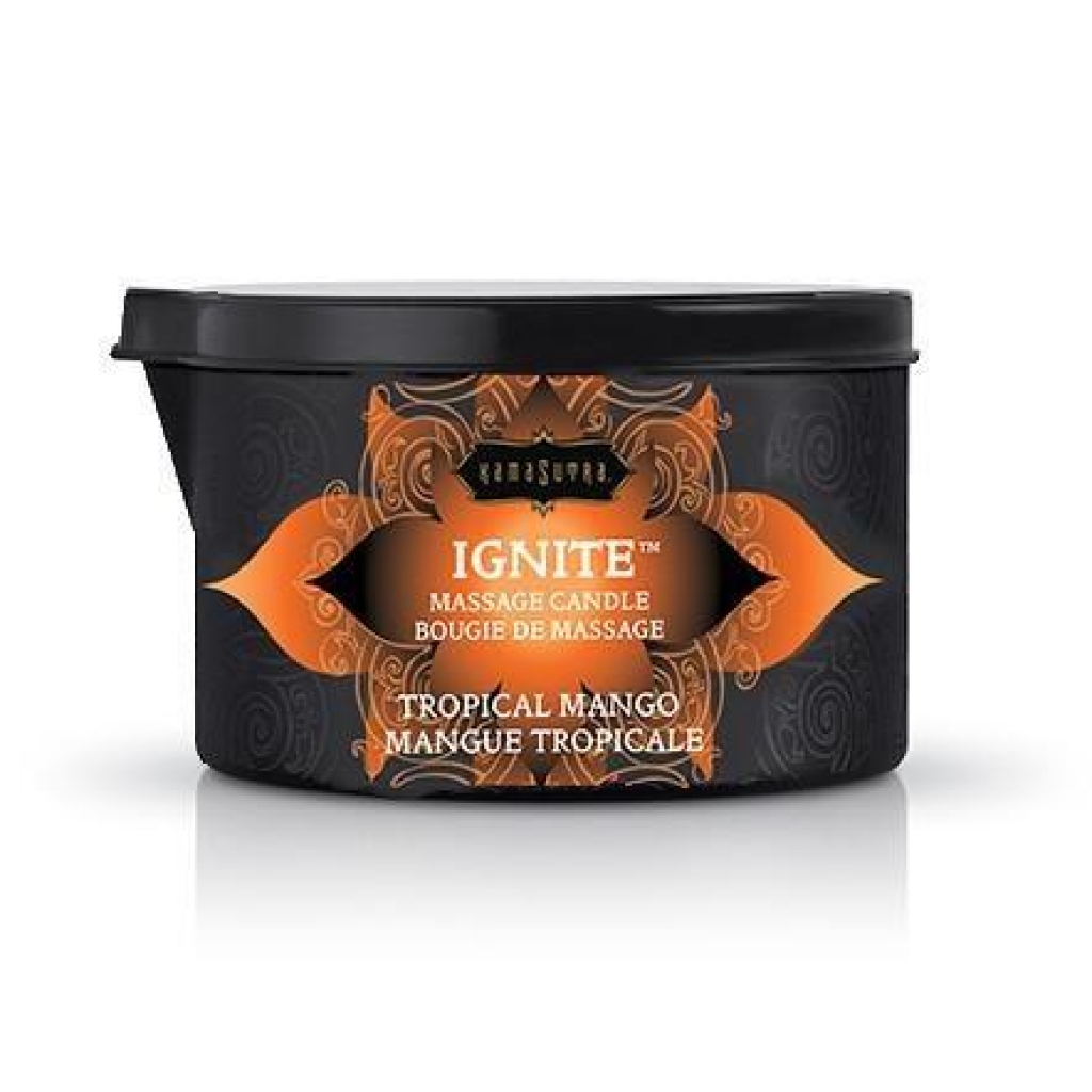 Kama Sutra Ignite Massage Candle - Tropical Mango 6oz