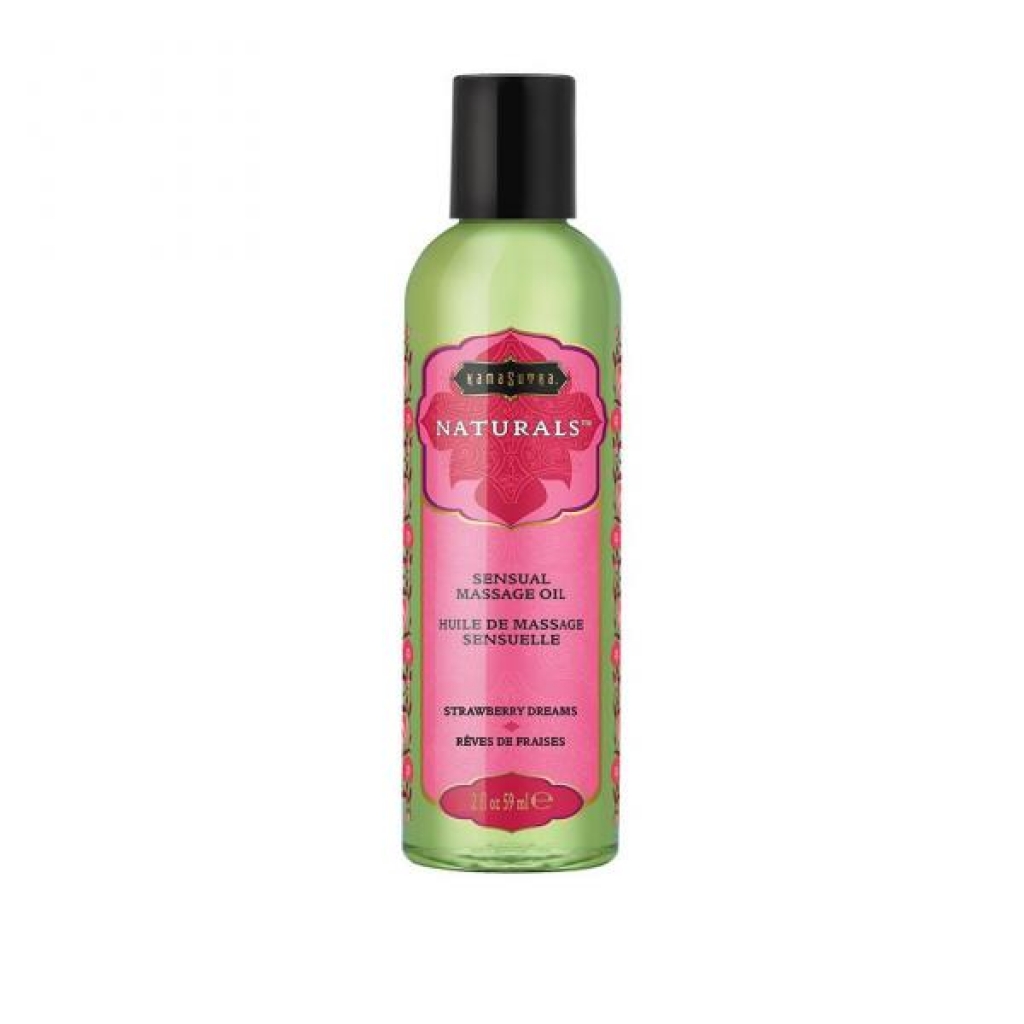 Kama Sutra Naturals Strawberry Massage Oil - Travel Size