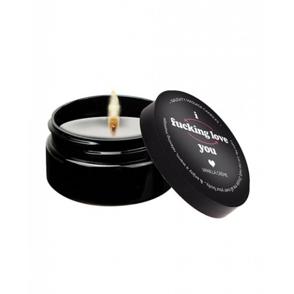 Kama Sutra I F*cking Love You 2oz Massage Candle