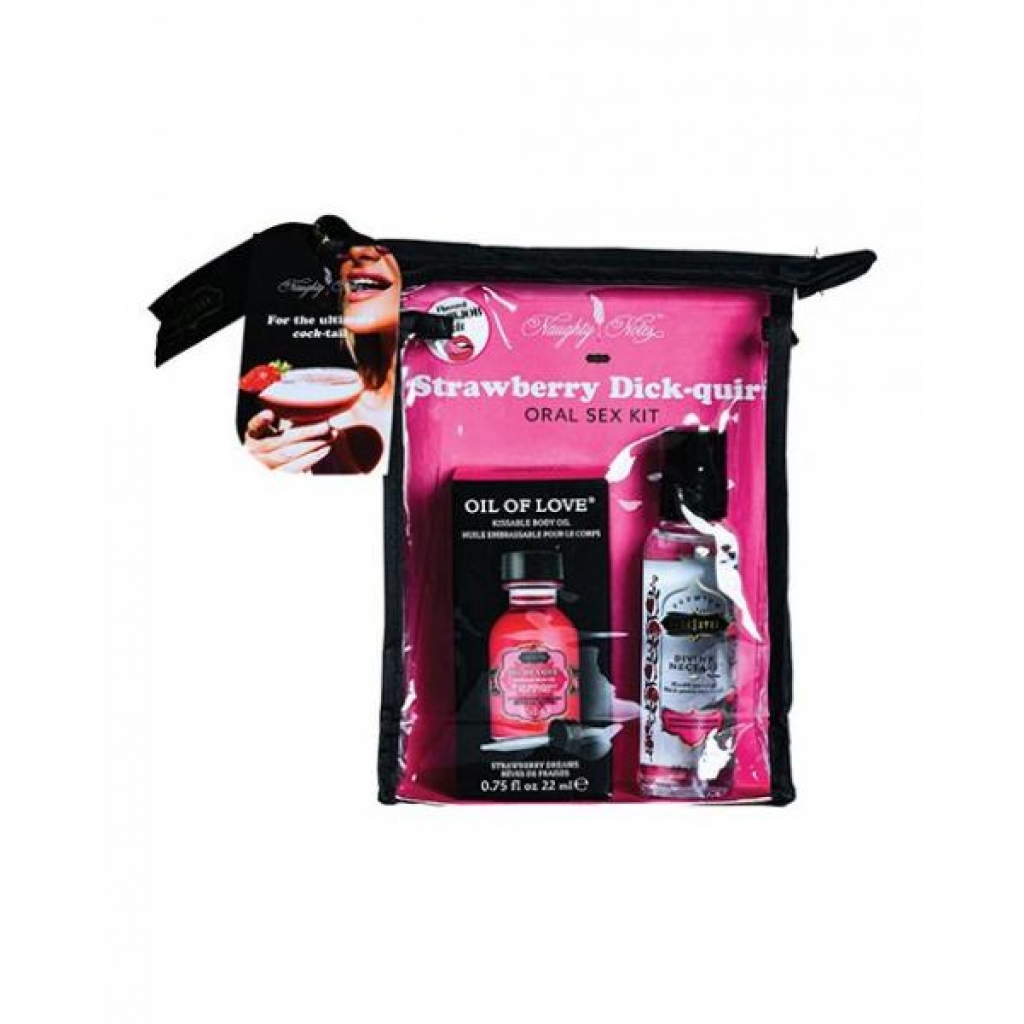 Naughty Notes Cocktail Kit - Strawberry Dickquiri