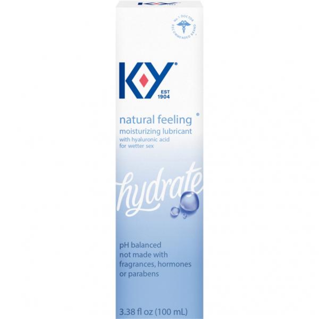 Ky Natural Feeling Lubricant W/ Hyaluronic Acid - 3.38oz