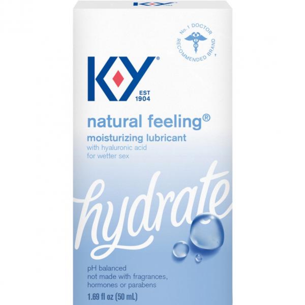 KY Natural Feeling Lubricant w/ Hyaluronic Acid - 1.69oz