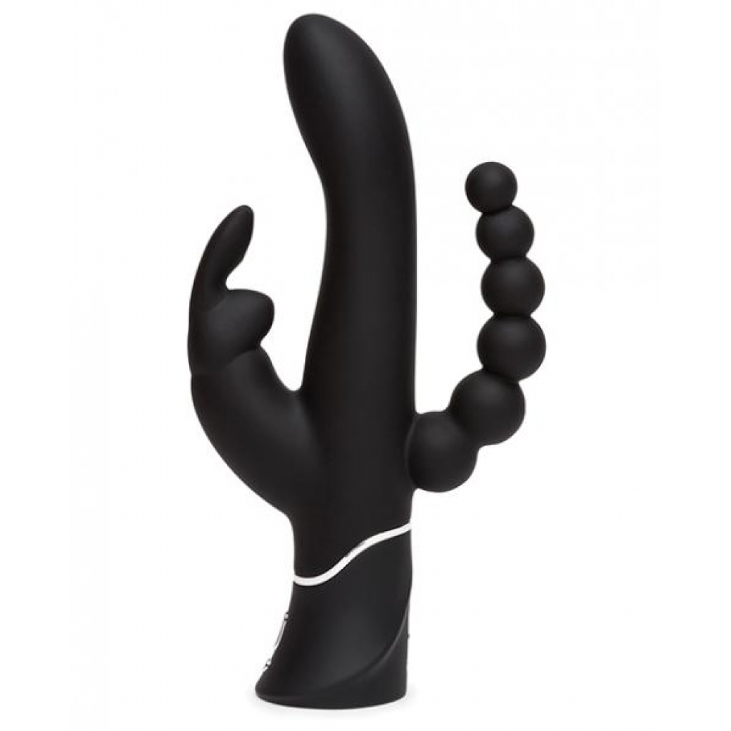 Happy Rabbit Triple Curve Vibrator – Black