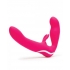 Happy Rabbit Rechargeable Pink Vibrating Strapless Strap On