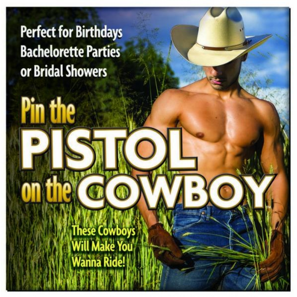 Pin the Pistol on the Cowboy Game - Fun Party Game