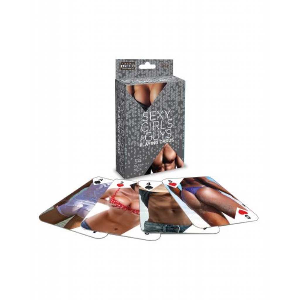 Sexy Girls & Guys Playing Cards - Adult Fun