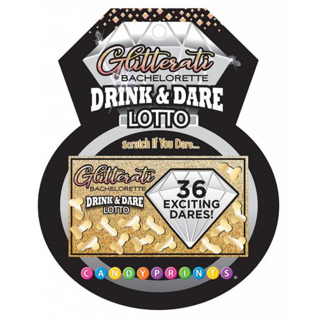 Glitterati Drink & Dare Lotto Cards - Fun Bachelorette Party Game