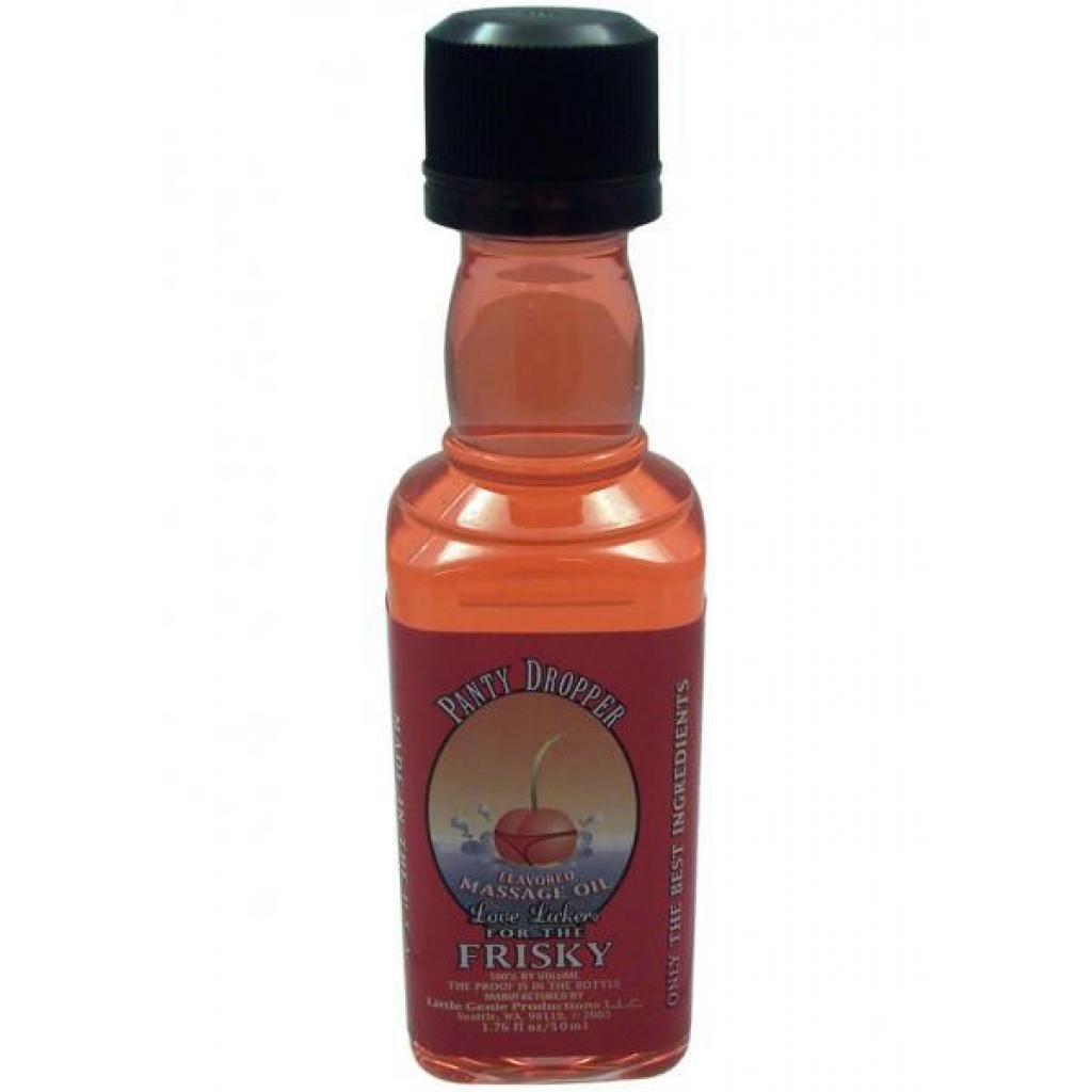 Love Lickers Flavored Warming Oil - Panty Dropper 1.76oz Cherry