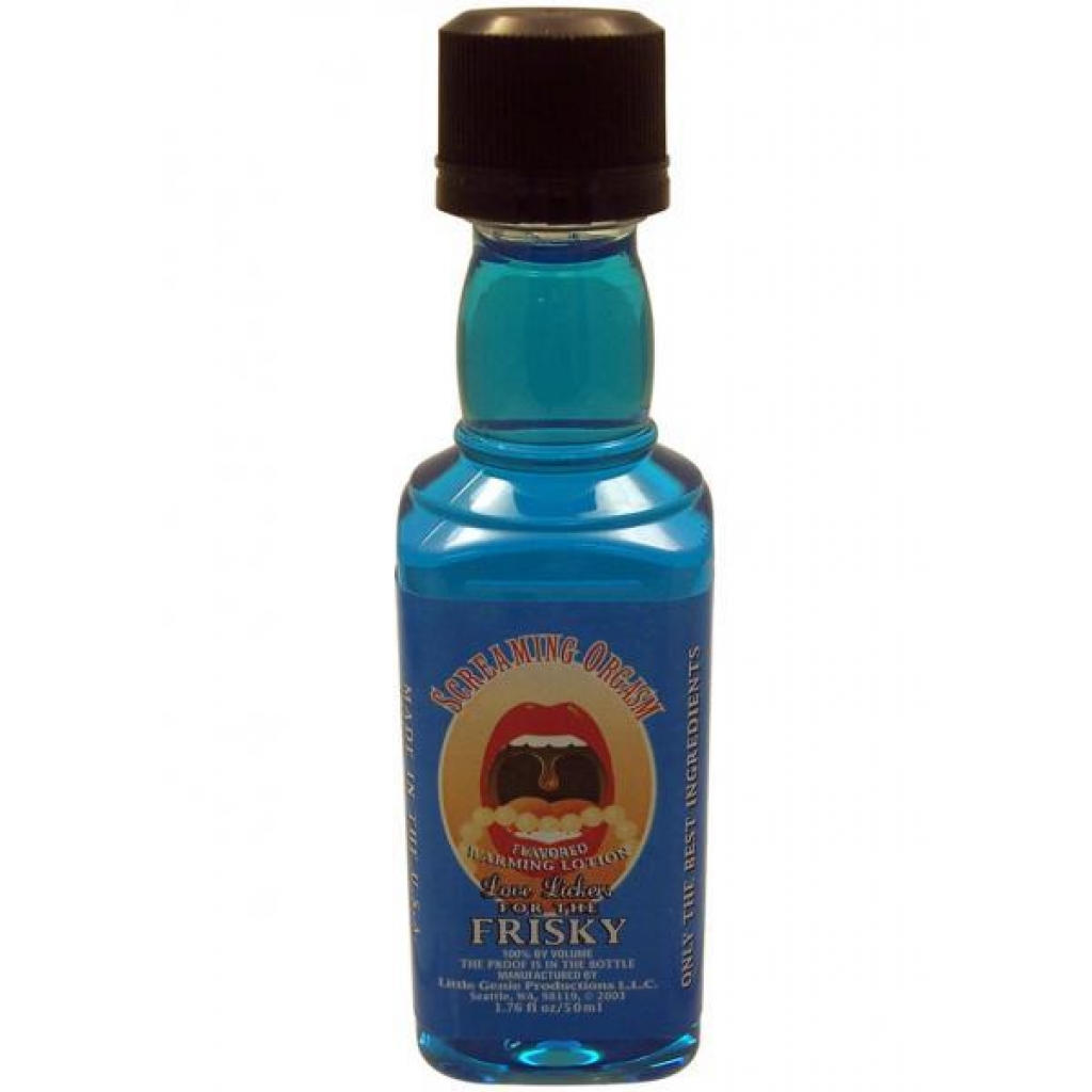 Love Lickers Flavored Warming Oil - Screamin Orgasm 1.76oz Raspberry