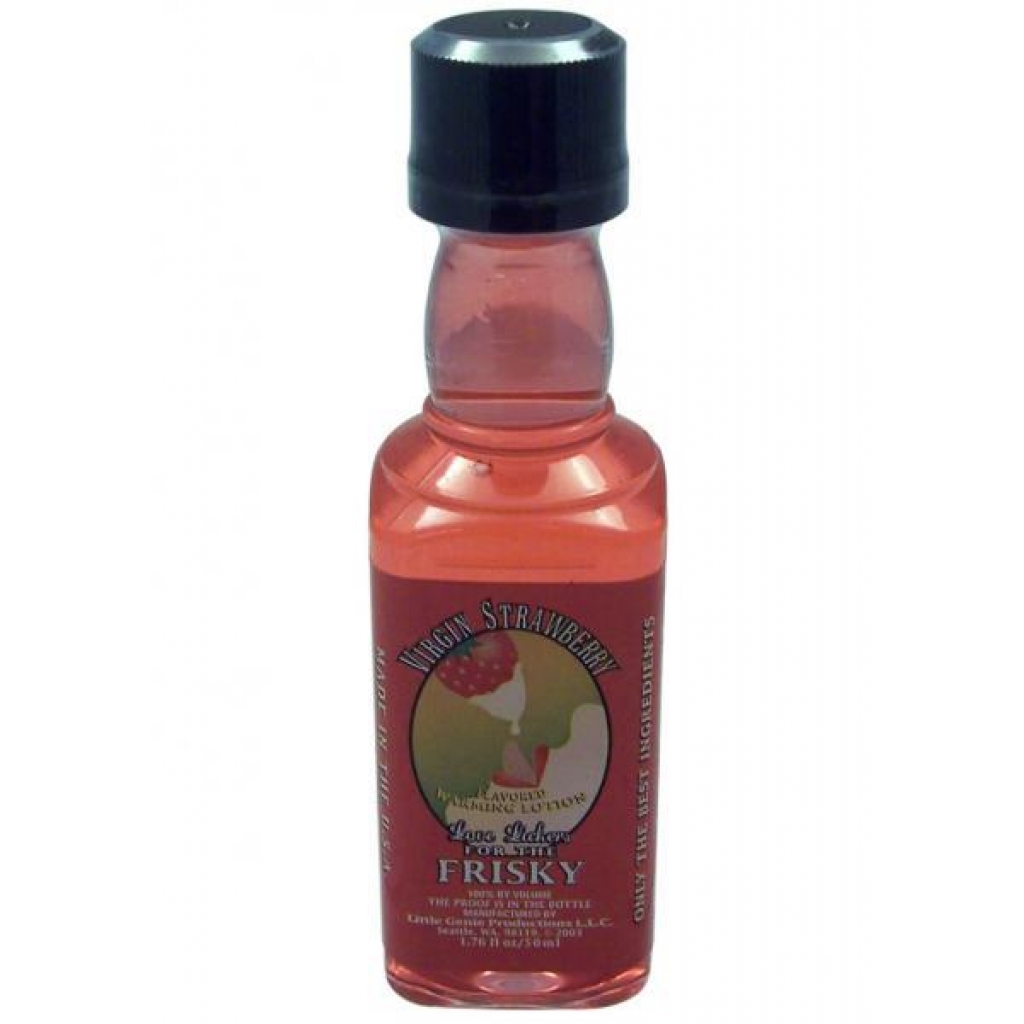 Virgin Strawberry Flavored Warming Oil - 1.76 Ounce