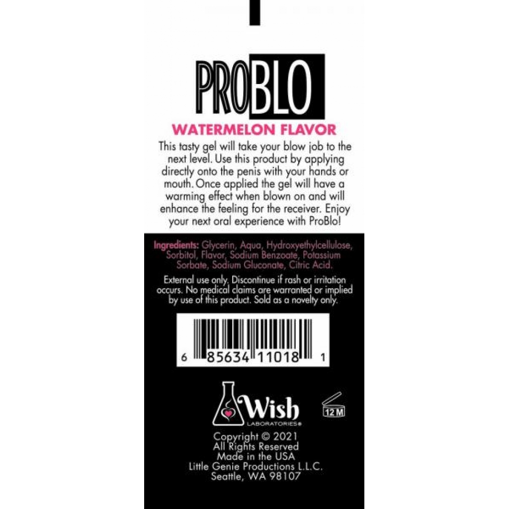 Problo Watermelon Oral Pleasure Gel - 1.5 fl oz