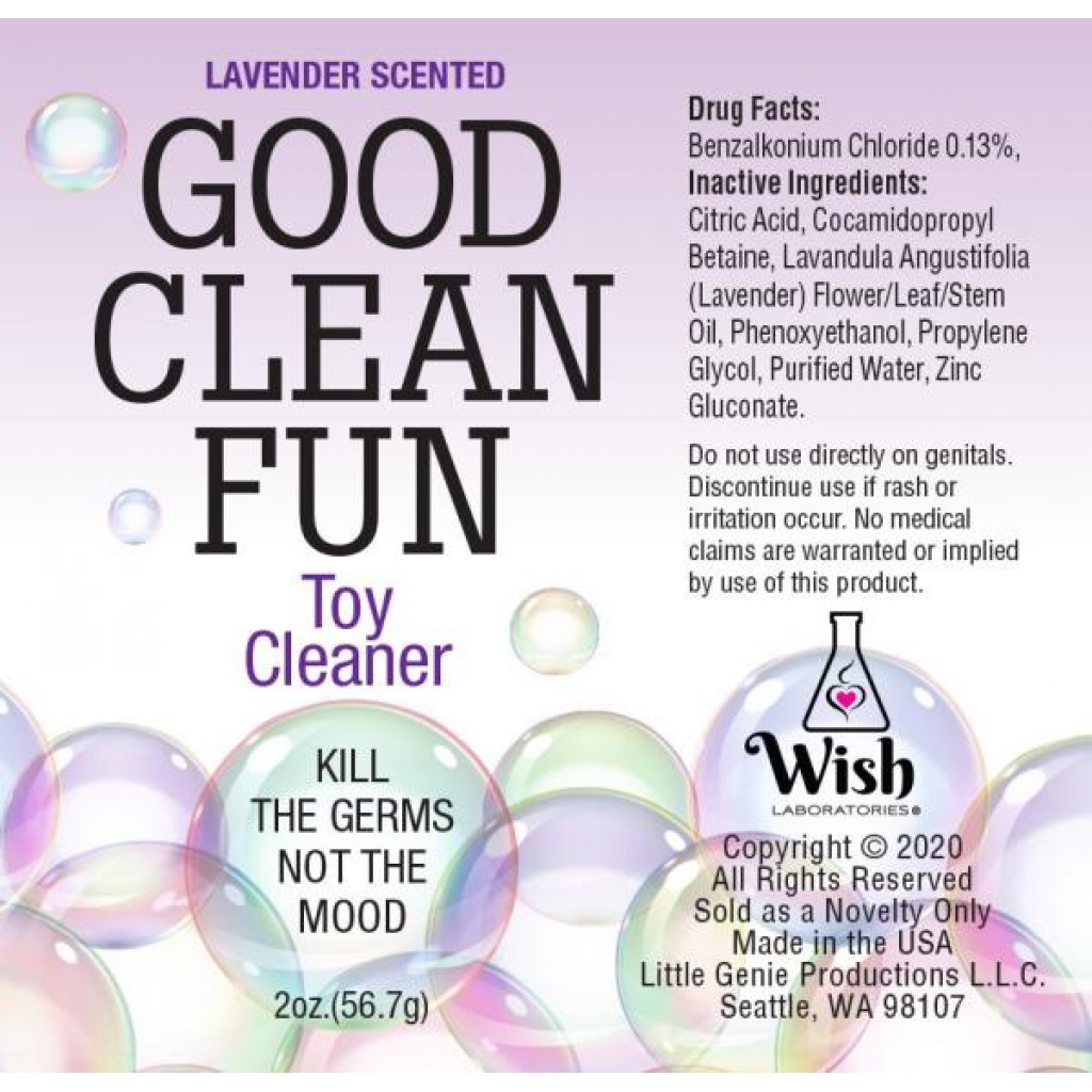 Good Clean Fun Lavender 2 Oz Cleaner