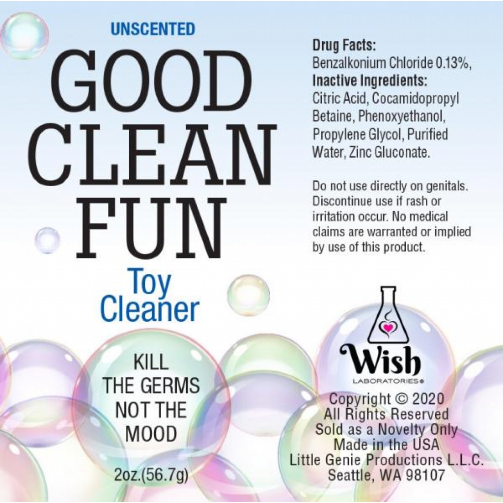 Good Clean Fun Unscented Cleaner - 2 Oz