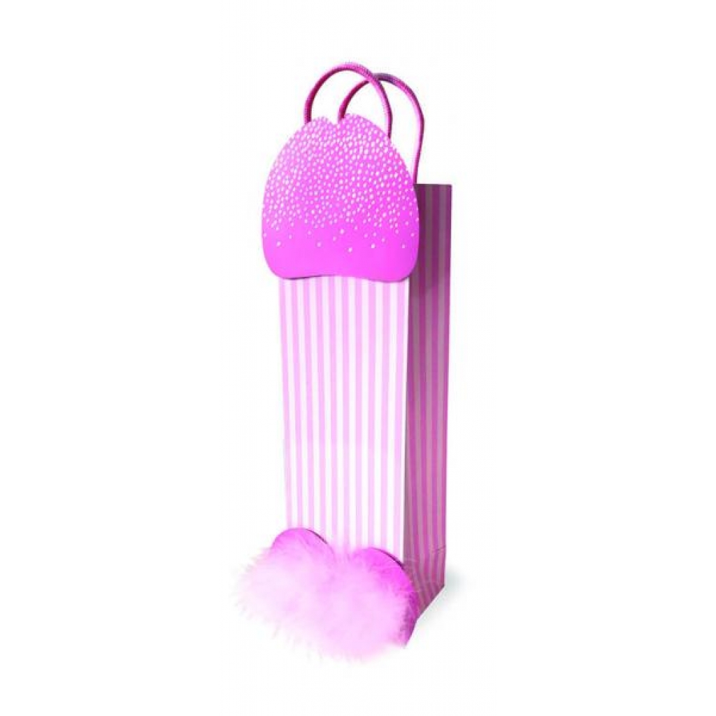 Fun and Quirky Penis Gift Bag in Pink